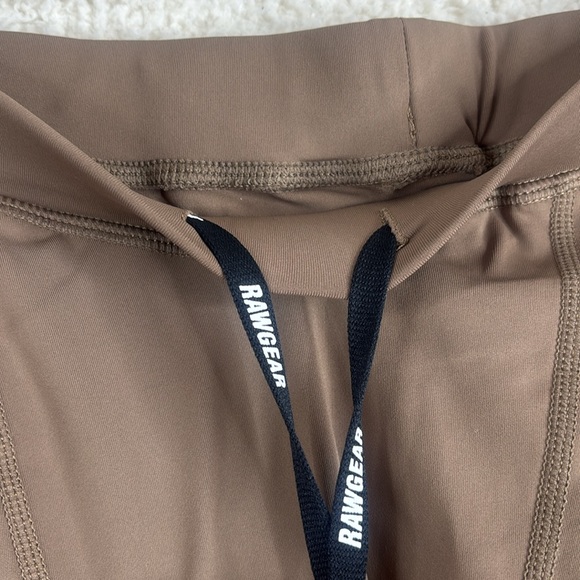NWOT Rawgear Mens Light Brown Compression Jogger Leggings Drawstring XL XLARGE - Picture 4 of 9